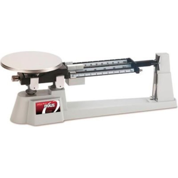 Ohaus Ohaus® 760-00 Triple Beam With Stainless Steel Plate & Tare 610g x 0.1g 6" Diameter Platform 80000013